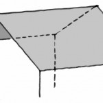 Deckenform Dampfbad – Satteldach